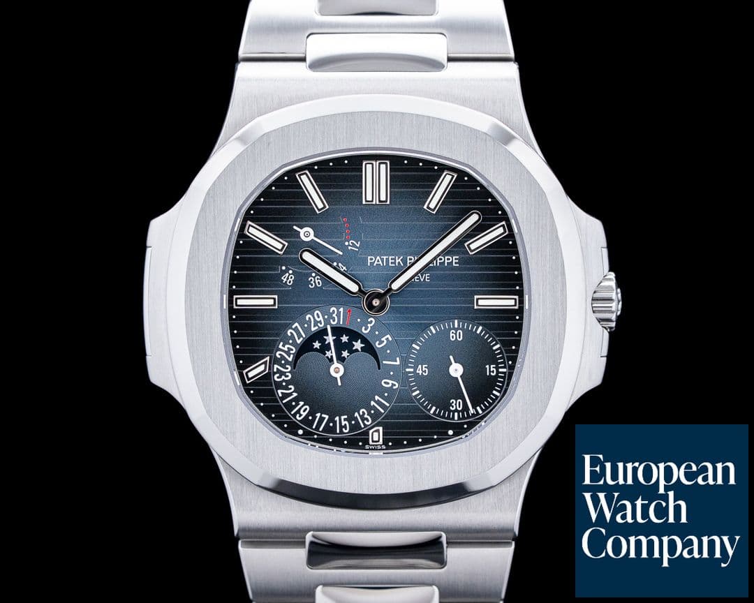 Image of Patek Philippe 5712 Nautilus Jumbo SS Blue Dial