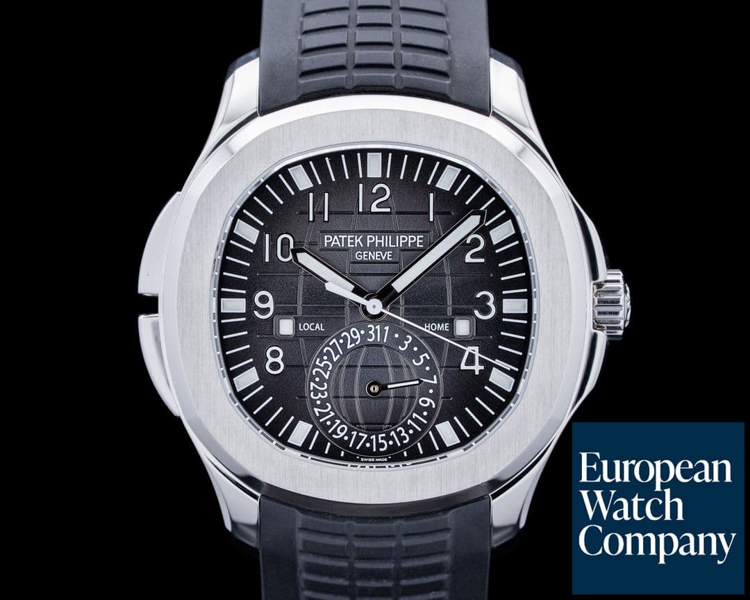 Image of Patek Philippe 5164A Aquanaut Travel Time SS Black Dial