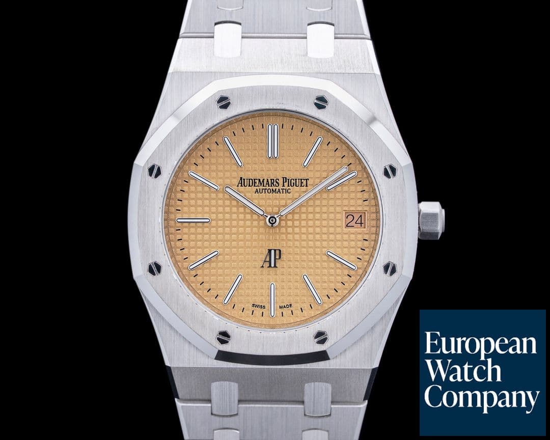 Image of Audemars Piguet 15202BC Royal Oak Jumbo Extra-Thin 18K White Gold Salmon Dial