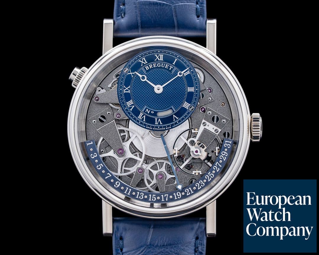 Image of Breguet 7597BB Tradition Quantieme Retrograde 18K White Gold Skeleton Dial 2024