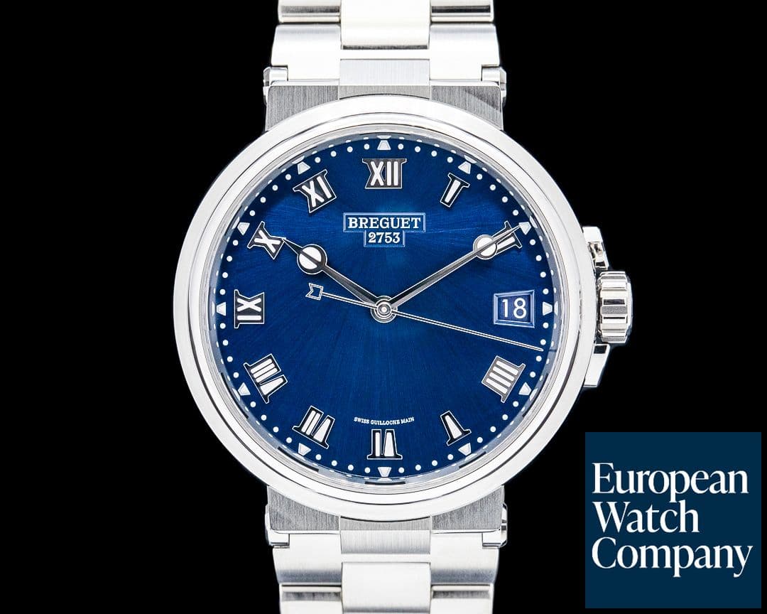 Image of Breguet 5517TI Marine Titanium Blue Dial