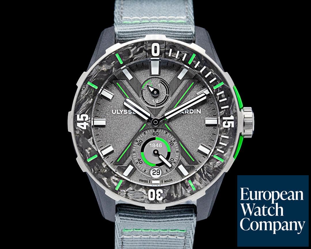 Image of Ulysse Nardin Diver X The Ocean Race Carbonium Gray Dial 2024 LIMITED