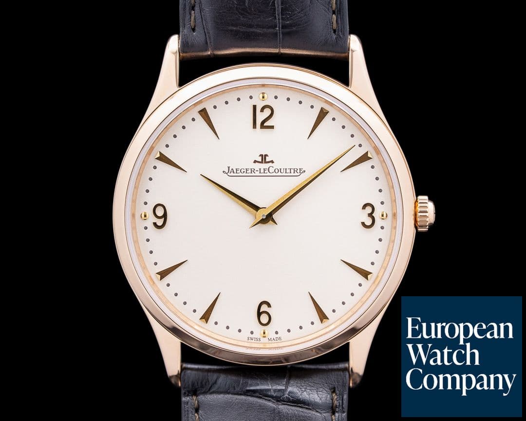 Image of Jaeger-LeCoultre Q1342520 Master Ultra Thin 38MM 18K Rose Gold Beige Dial