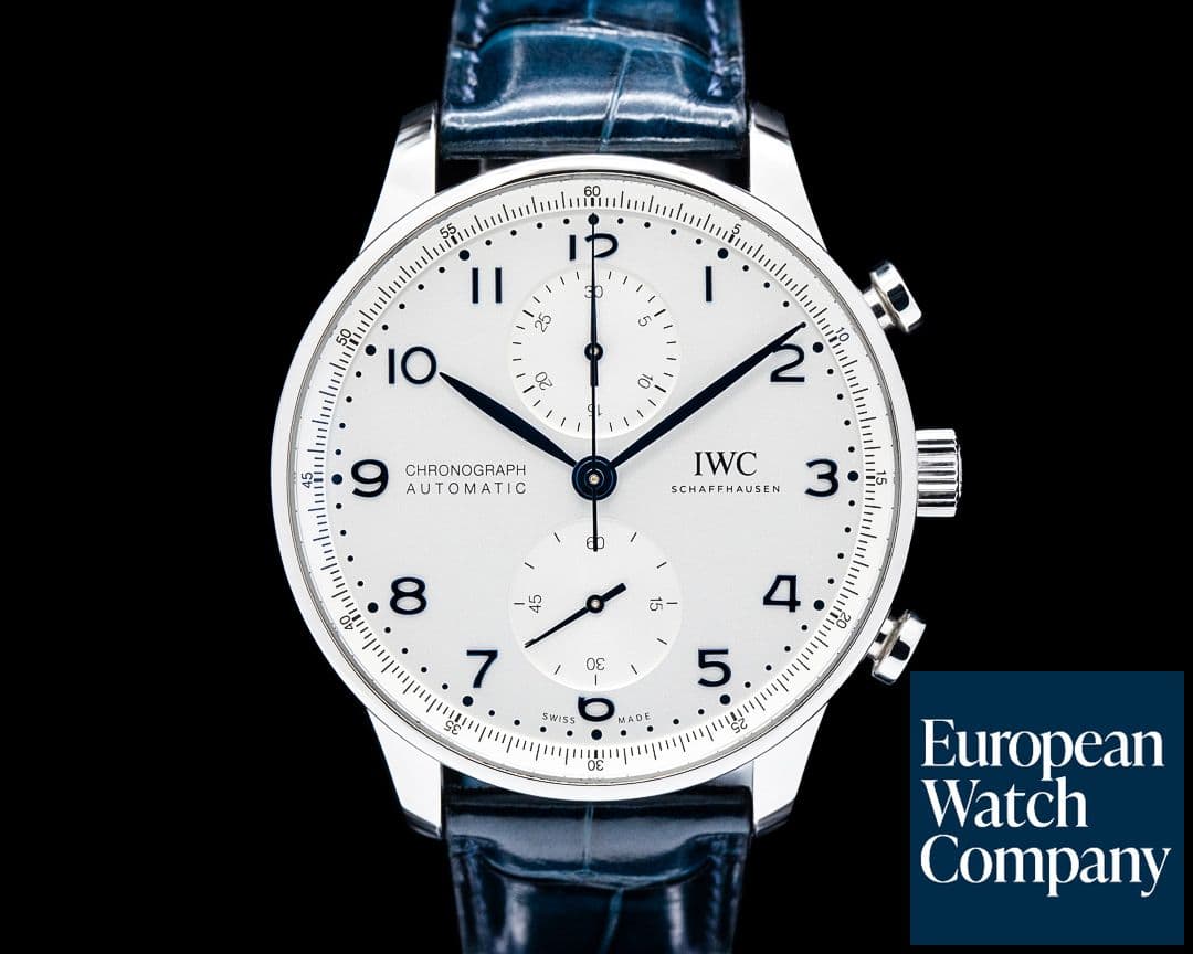 Image of IWC IW371605 Portugieser Chronograph SS Silver Dial 2025