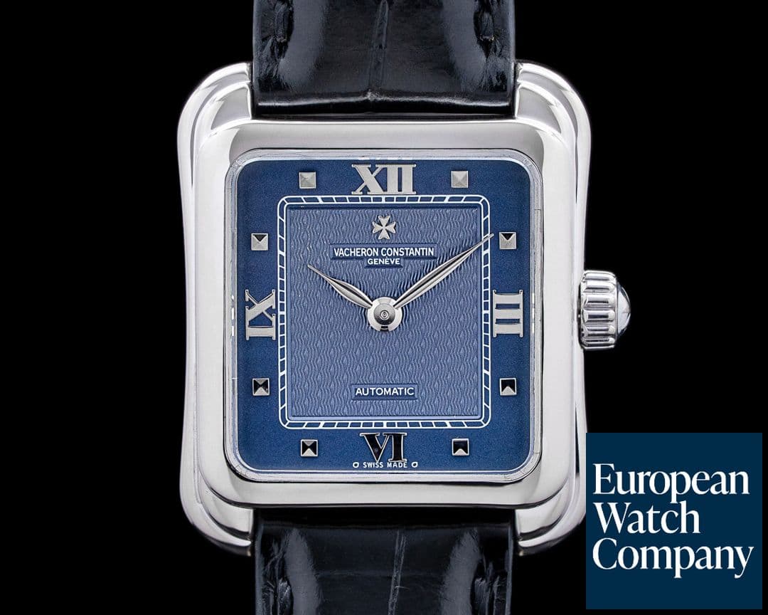 Image of Vacheron Constantin 42100 Historiques Toledo 18K White Gold Blue Dial