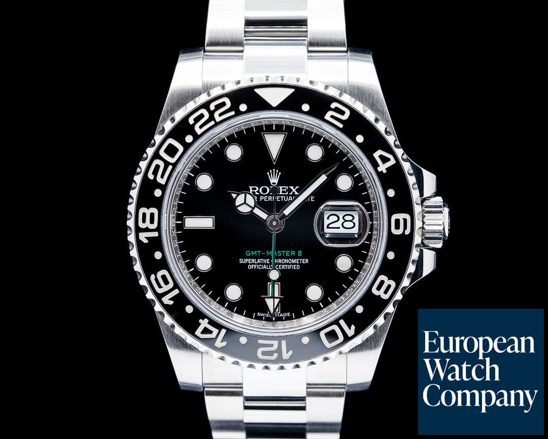 Image of Rolex 116710LN GMT-Master II Ceramic SS Black Dial