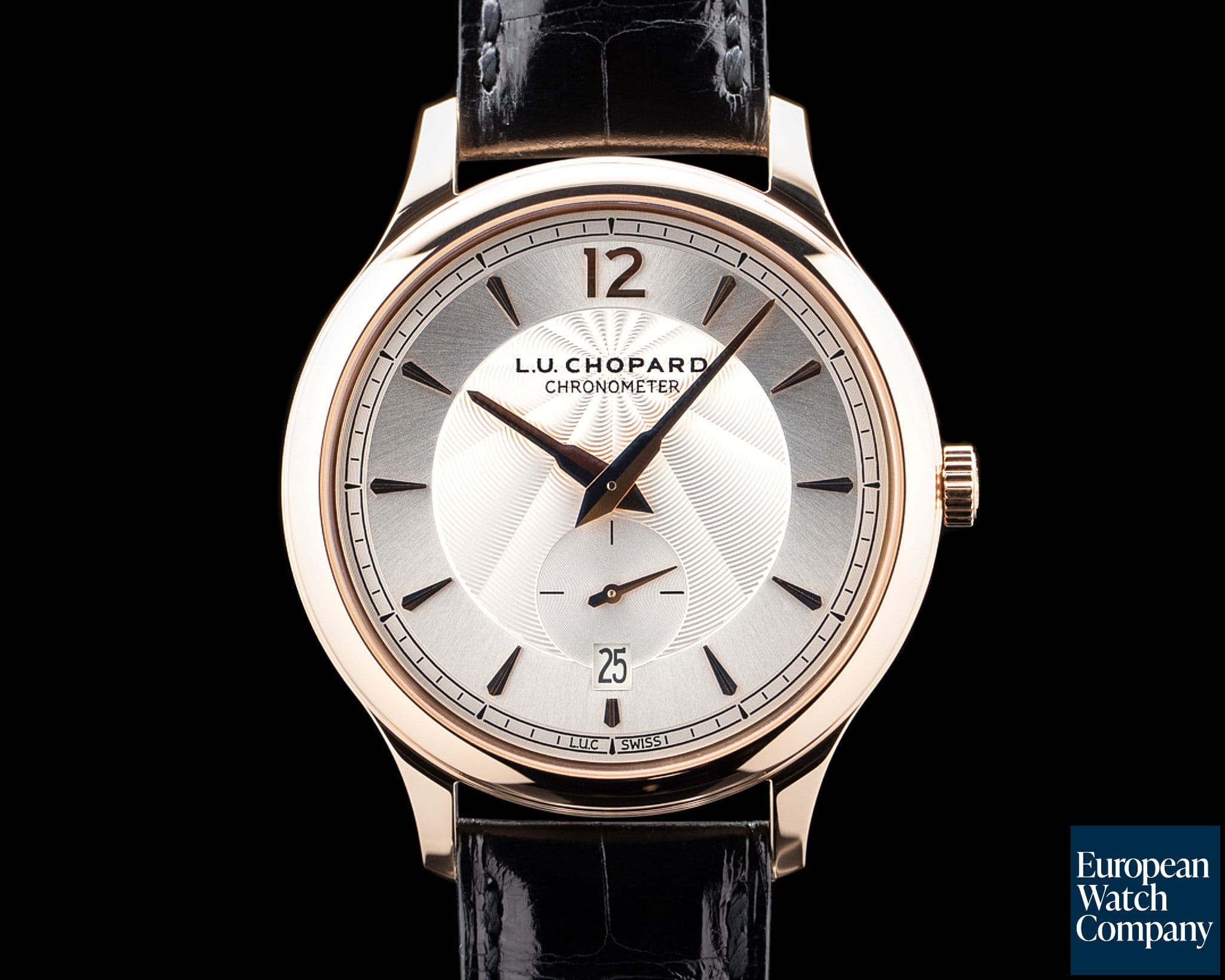 Image of Chopard 161946-5001 L.U.C XPS 1860 18K Rose Gold Silver Dial LE