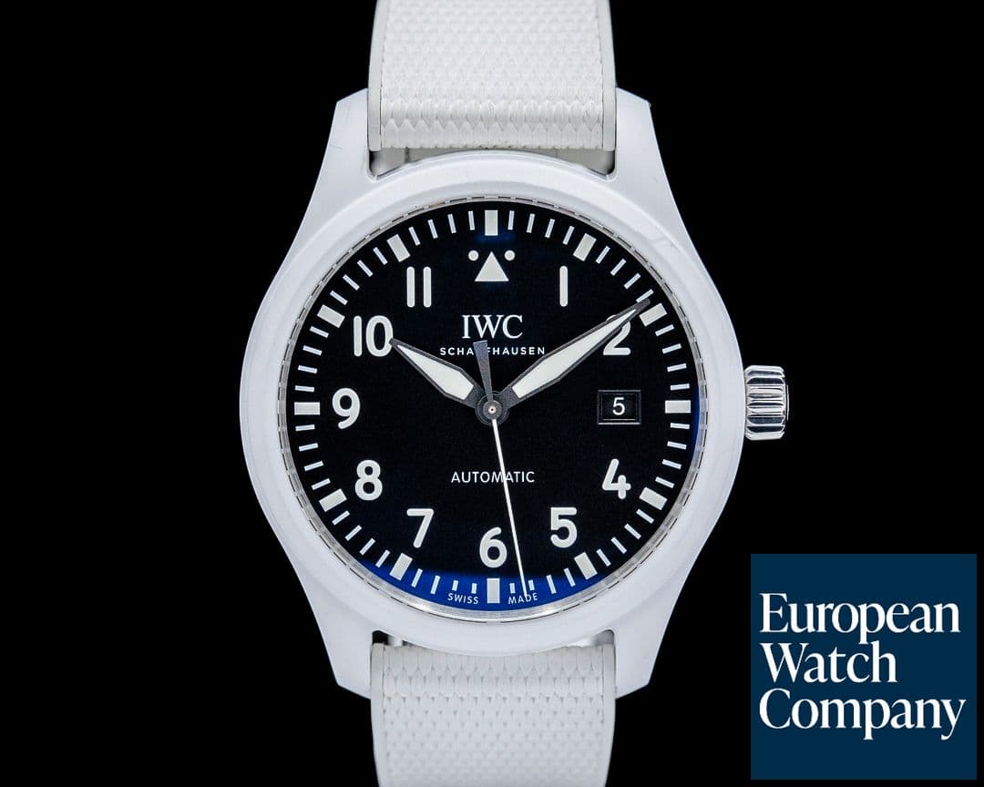 Image of IWC Pilot's Watch Automatic 41 TOP GUN Lake Tahoe Ceramic Black Dial