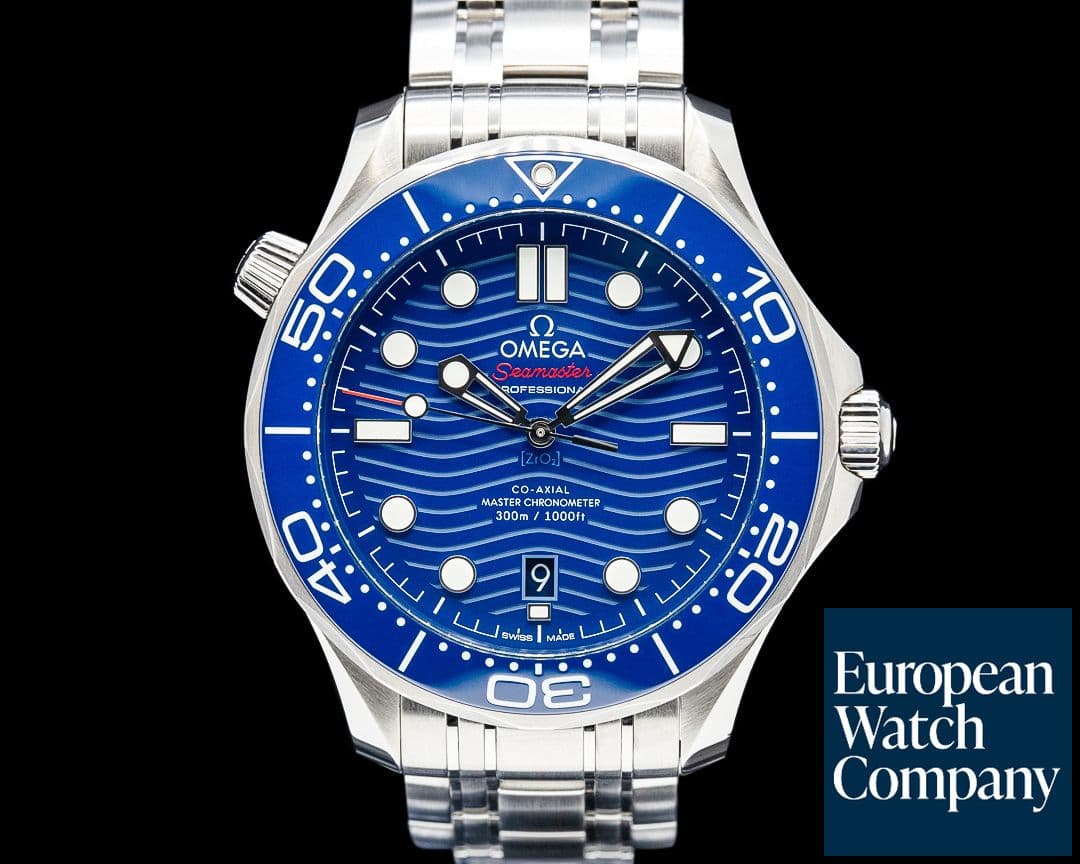 Image of Omega Seamaster Diver 300M 42MM SS Blue Dial