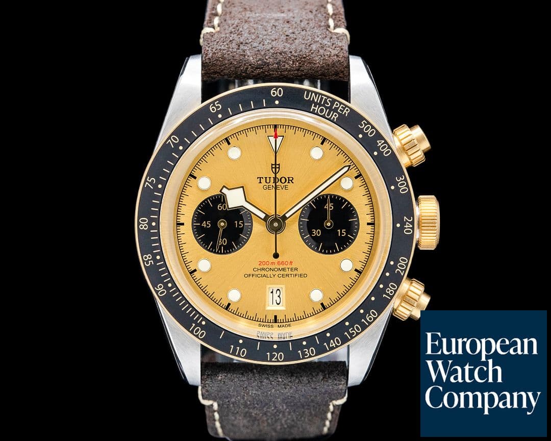Image of Tudor 79363N Black Bay Chrono 18K Yellow Gold / SS Black Dial 2025