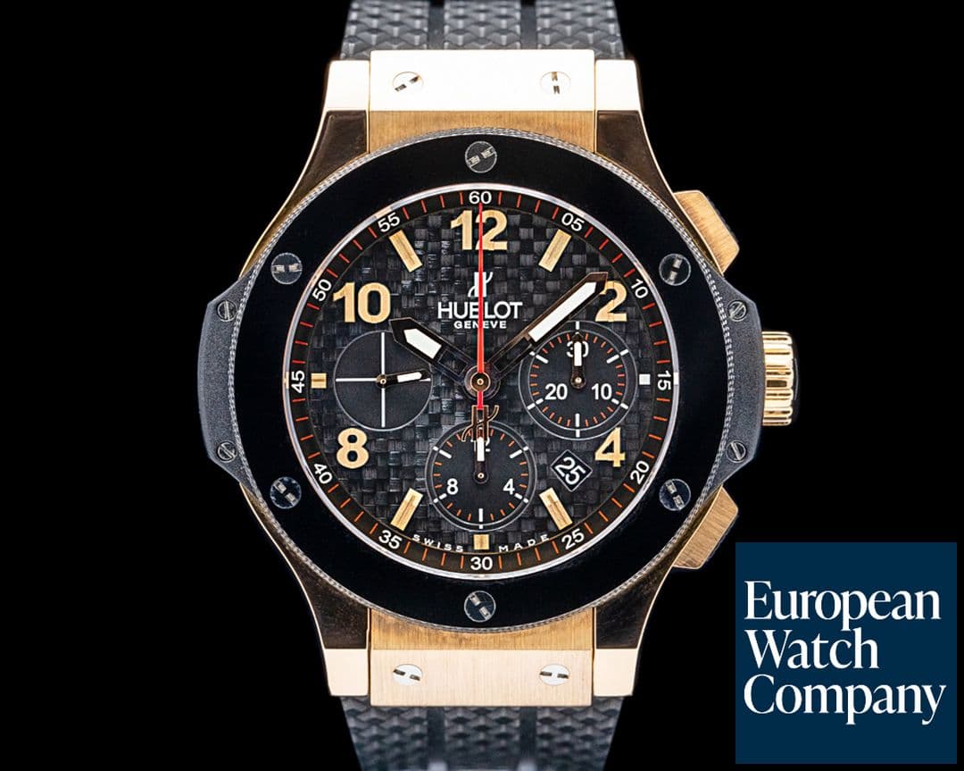 Image of Hublot Big Bang Original Gold Ceramic 18K Rose Gold Carbon Fiber Dial