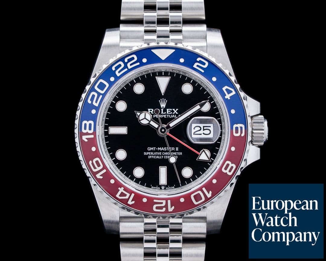 Image of Rolex 126710BLRO GMT-Master II SS Black Dial Pepsi Bezel