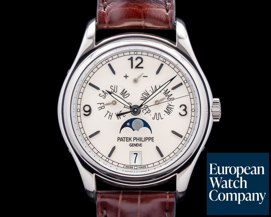 Image of Patek Philippe 5146G Annual Calendar 18K White Gold Creamy Lacquer Ivory Dial