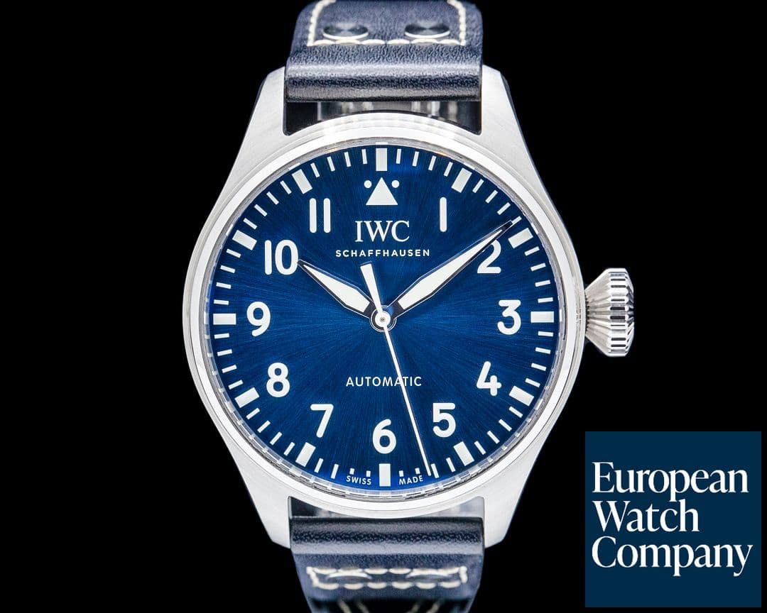 Image of IWC IW329303 Big Pilot 43MM SS Blue Dial