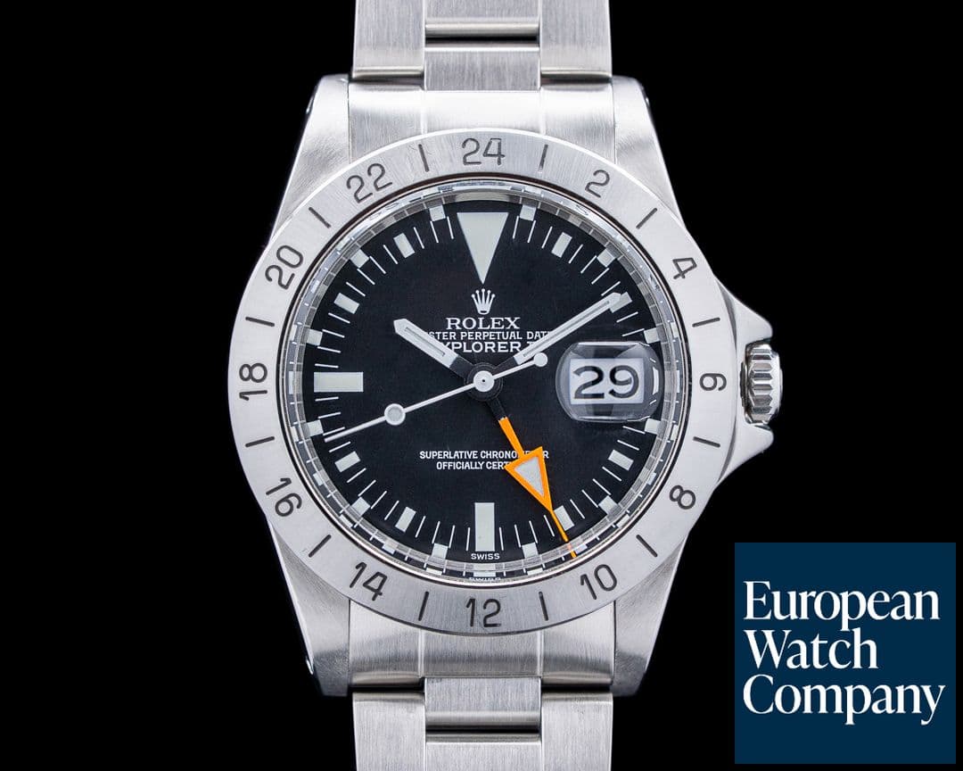 Image of Rolex 1655 Explorer II SS Black Dial Circa. 1983