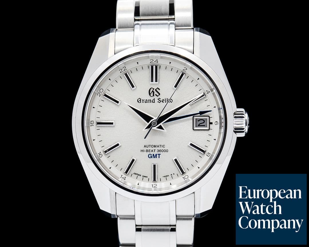 Image of Grand Seiko SBGJ201 Heritage Collection Hi-Beat GMT SS Silver Dial