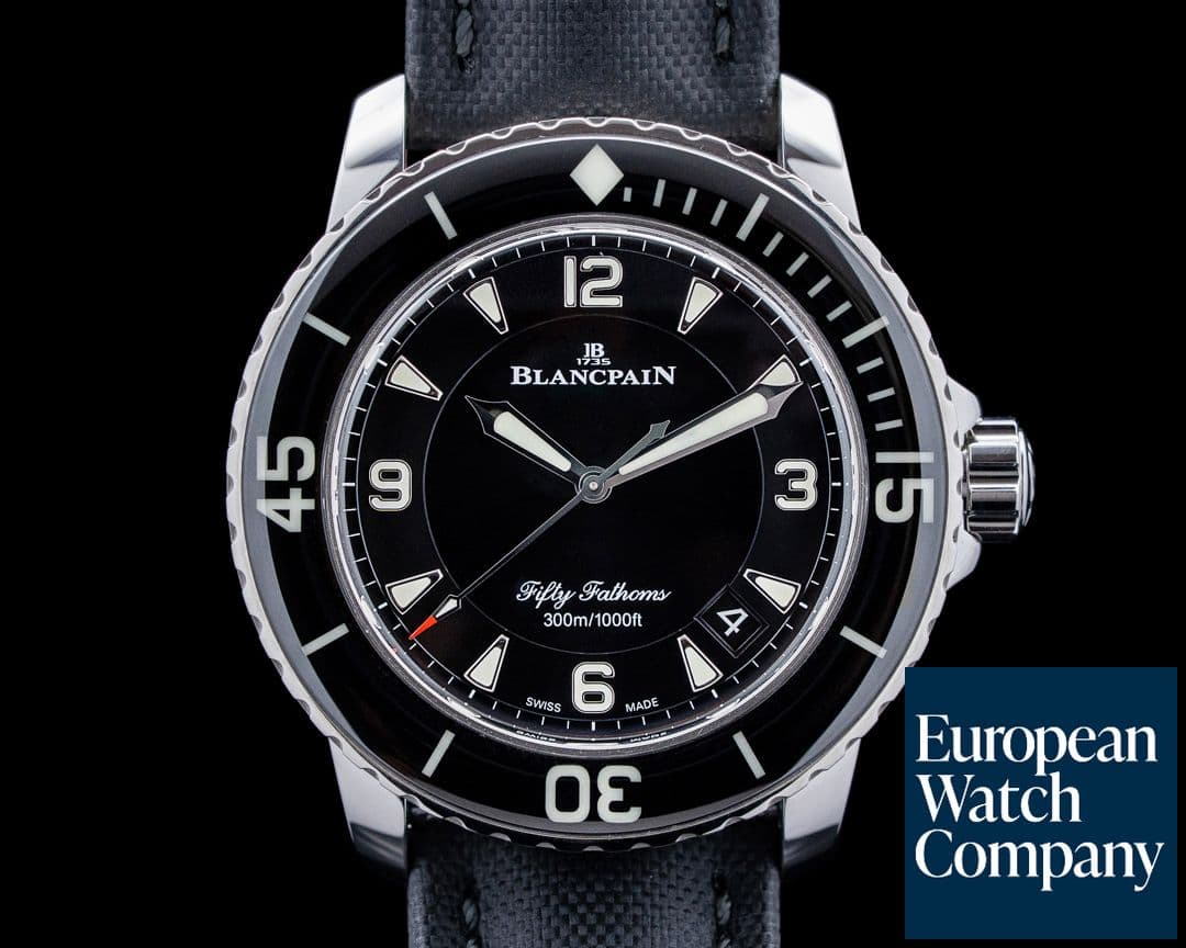 Image of Blancpain 5015 Fifty Fathoms Automatique SS Black Dial