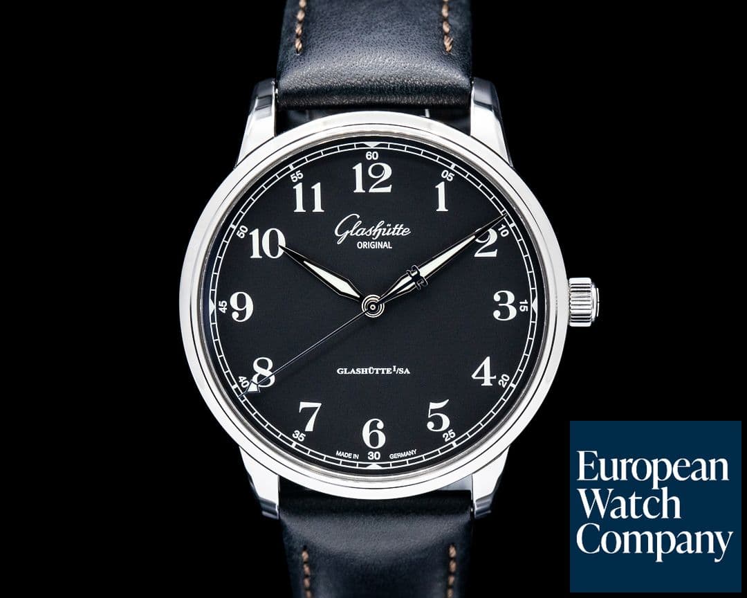 Image of Glashutte Original Senator Excellence SS Black Dial