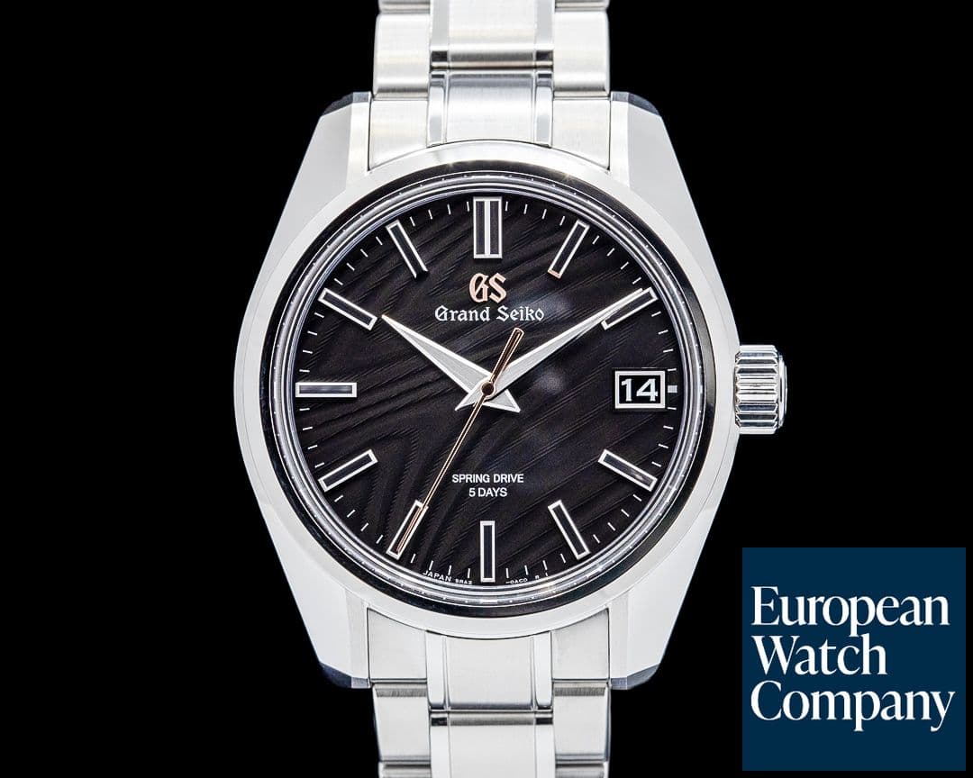 Image of Grand Seiko SLGA013G Heritage Collection Spring Drive SS Black Dial LIMITED