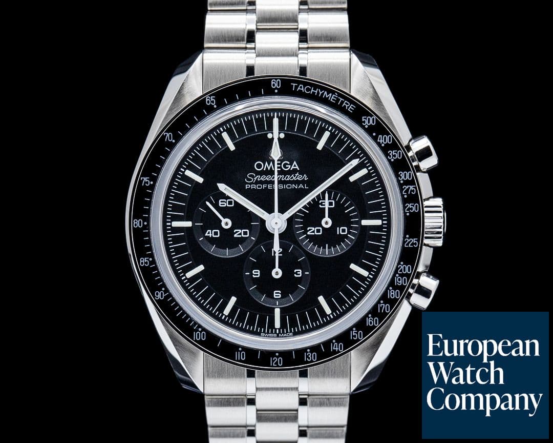 Image of Omega Speedmaster Professional Moonwatch SS Black Dial