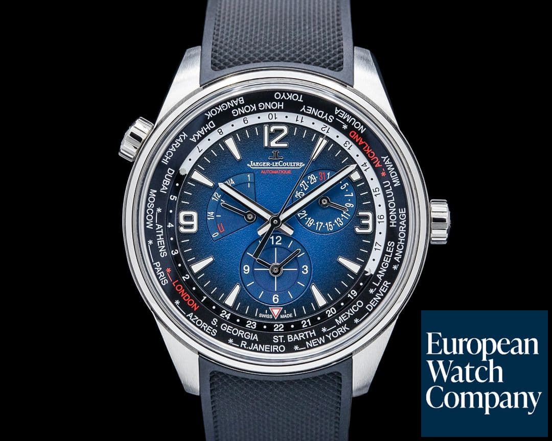 Image of Jaeger LeCoultre Q904847J Polaris Geographic WT SS Blue Dial