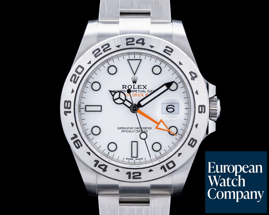 Image of Rolex 216570 Explorer II SS Polar White Dial