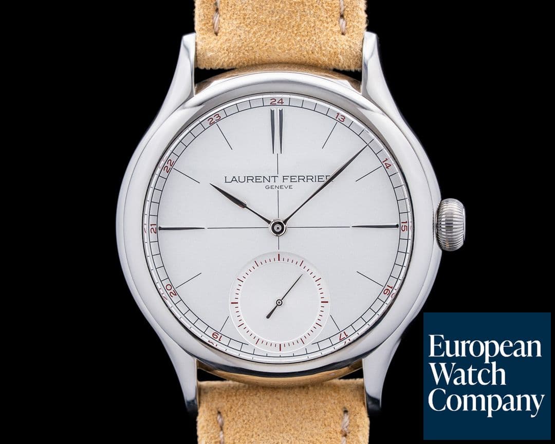 Image of Laurent Ferrier Classic Origin Opaline Titanium Silver Dial