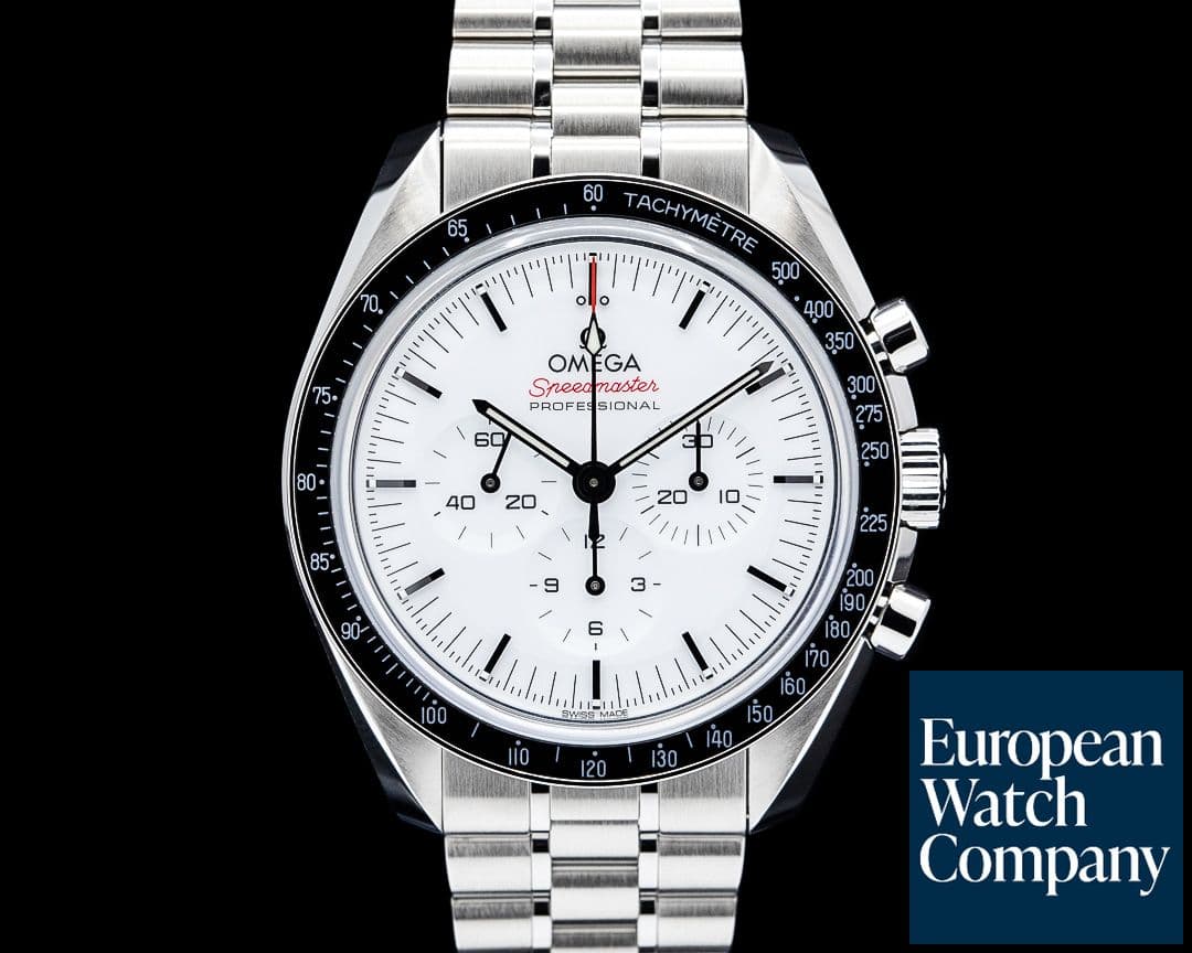 Image of Omega Speedmaster Moonwatch Professional SS White Dial 2025 UNWORN