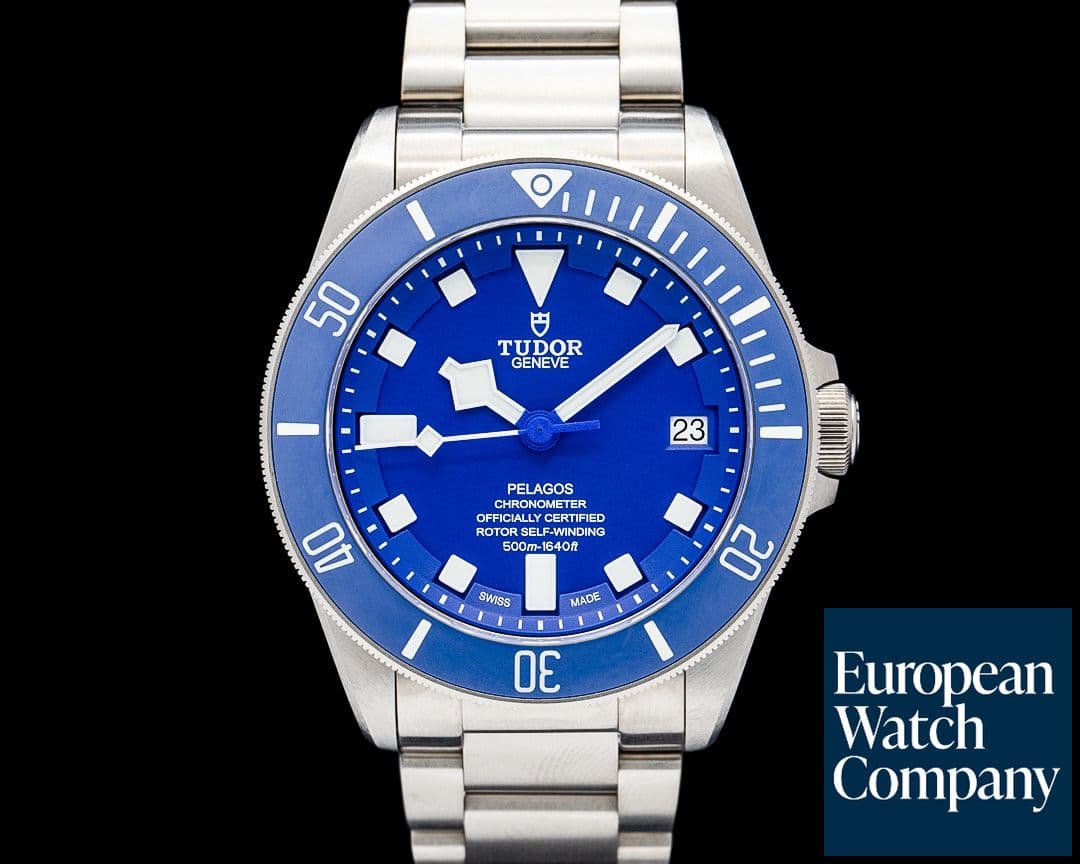 Image of Tudor 25600TB Pelagos Titanium Blue Dial