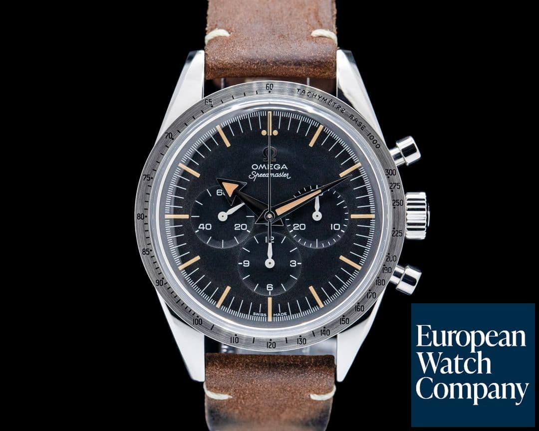 Image of Omega Speedmaster 1957 Trilogy SS Black Dial LIMITED