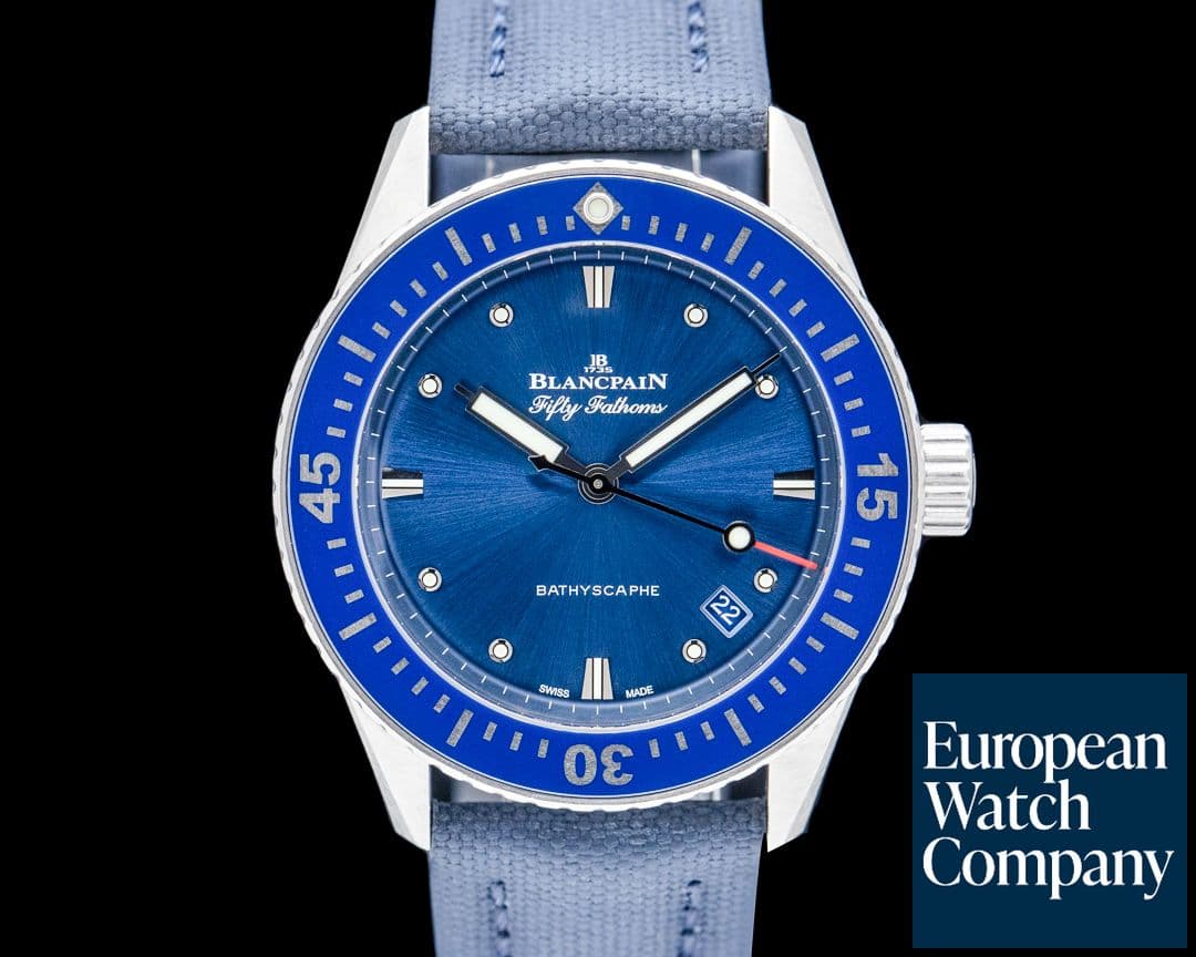 Image of Blancpain 5100 Fifty Fathoms Bathyscaphe SS Blue Dial 2024