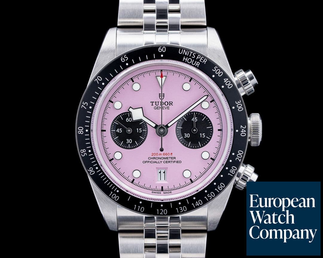Image of Tudor 79360N Black Bay Chrono SS Pink Dial 2024