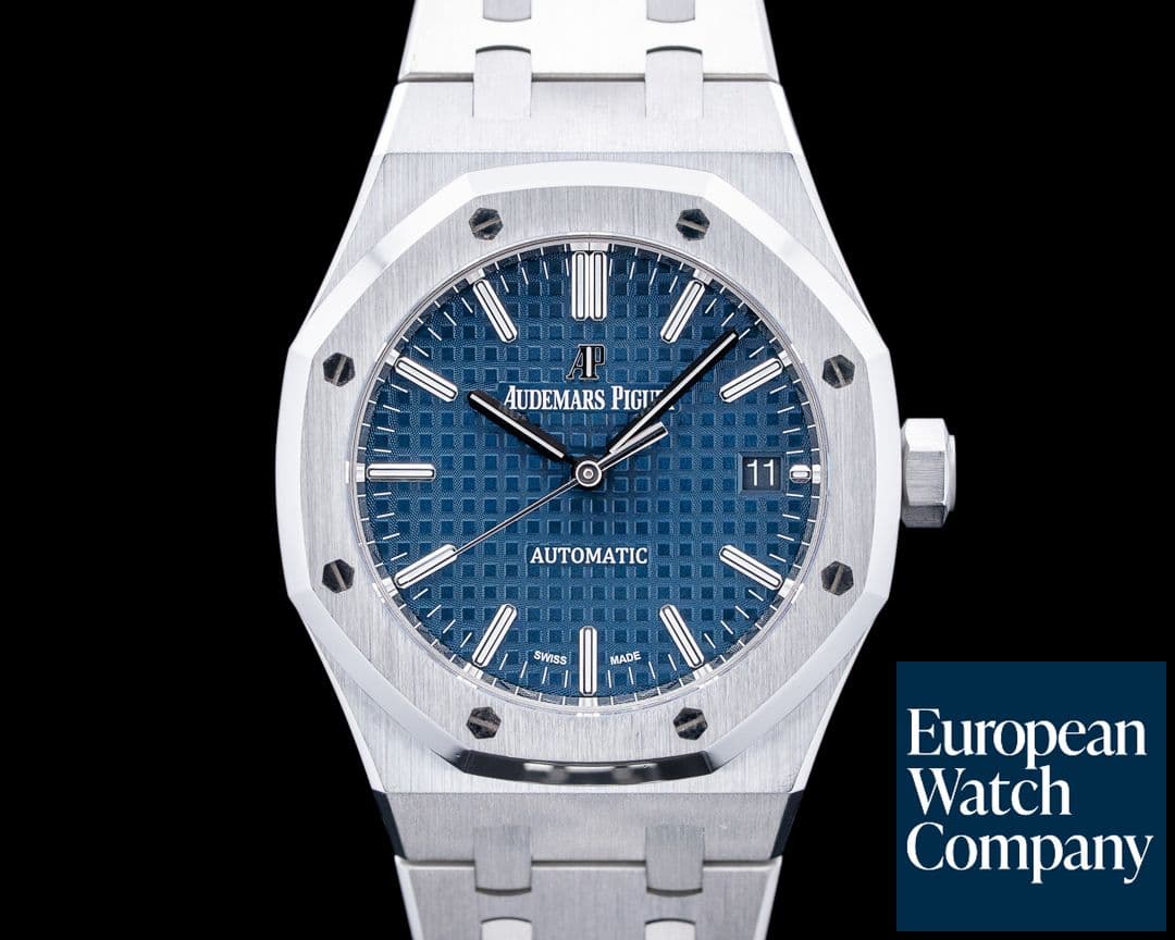 Image of Audemars Piguet 15450ST Royal Oak SS Blue Dial