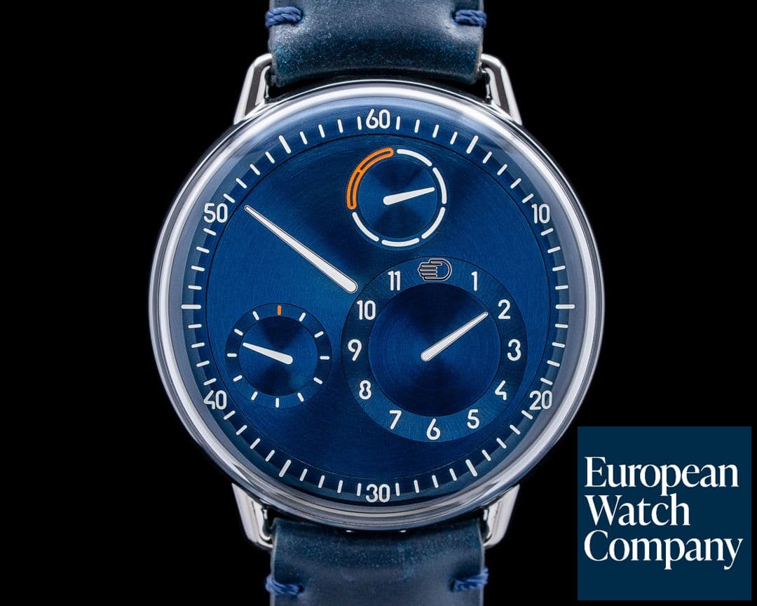 Image of Ressence Type 1 1N Blue Grade 5 Titanium Night Blue Dial