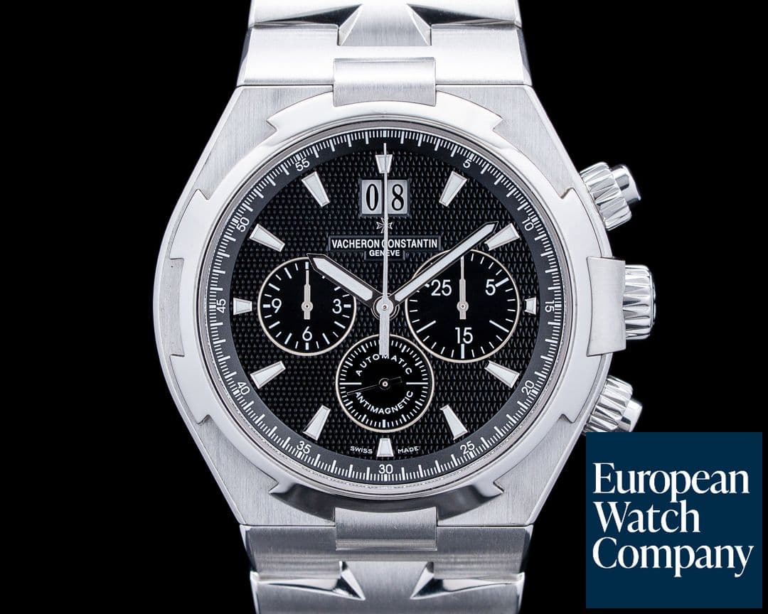Image of Vacheron Constantin 49150 Overseas Chronograph SS Black Dial