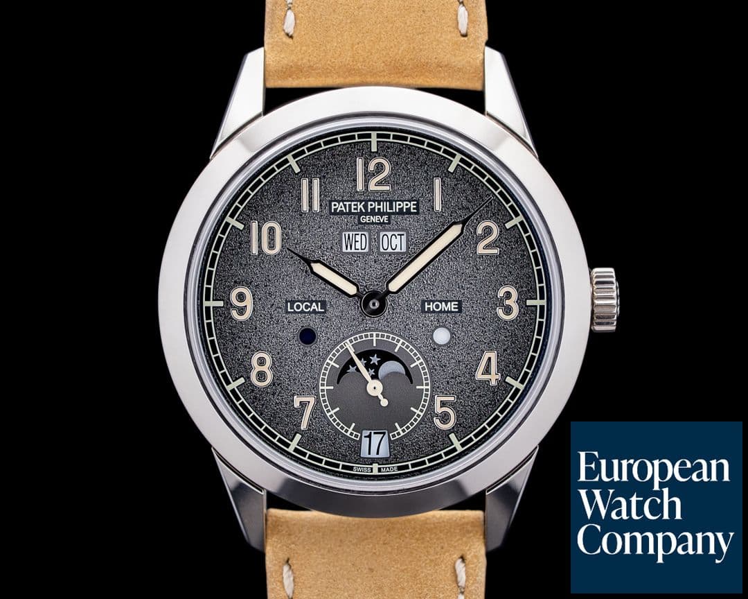 Image of Patek Philippe 5326G Annual Calendar Travel Time 18K White Gold Gray Dial