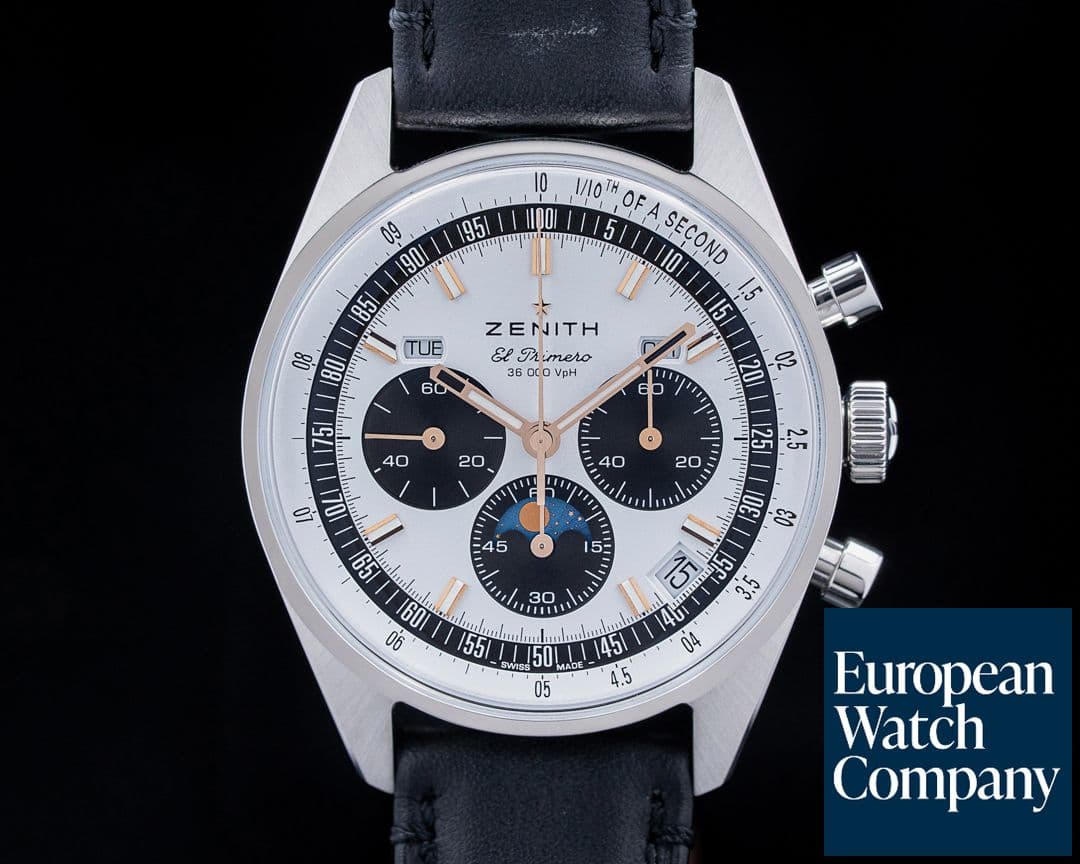 Image of Zenith El Primero Chronomaster Original Triple Calendar SS Silver Dial