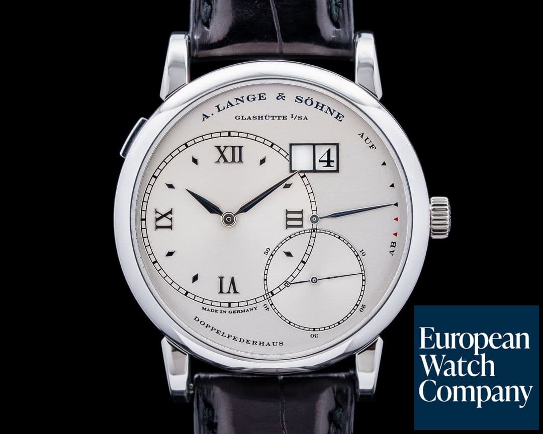 Image of A. Lange and Sohne 115.026 Grand Lange 1 Platinum Silver Dial