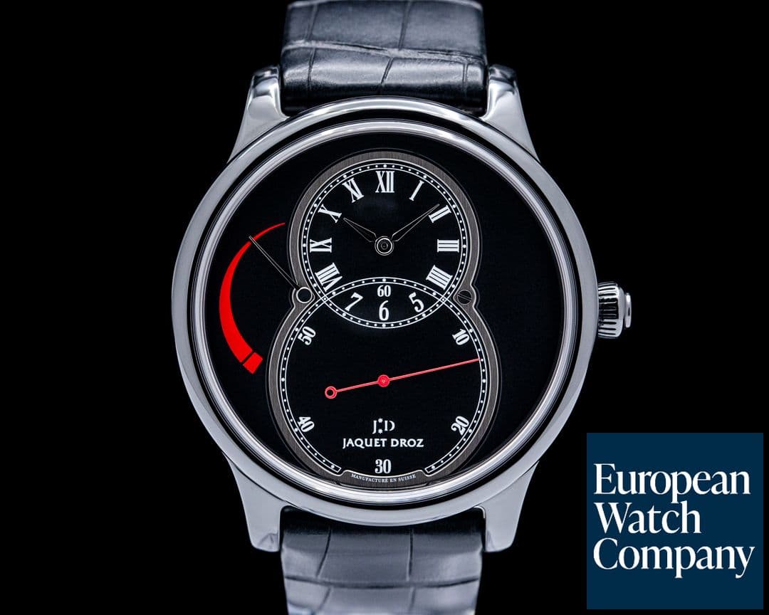 Image of Jaquet Droz Grande Seconde Power Reserve Ceramic Black Dial LIMITED
