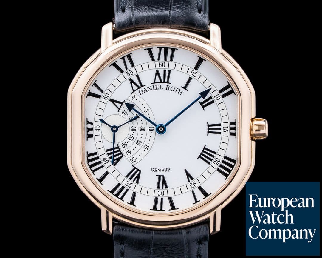 Image of Daniel Roth 109.Y.50.101.CC.BA Athys II 18K Rose Gold White Dial