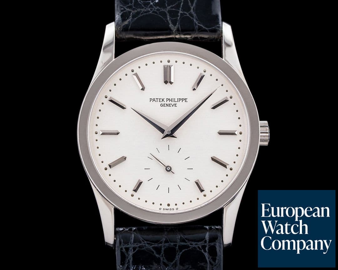 Image of Patek Philippe 3796G Calatrava 18K White Gold Silver Dial