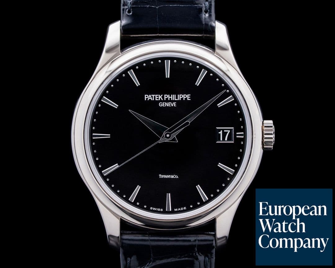Image of Patek Philippe 5227G Calatrava 18K White Gold Black Dial "TIFFANY & CO."