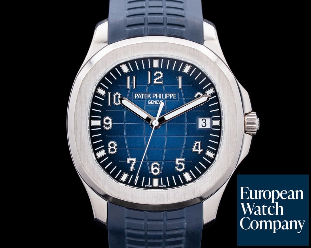Image of Patek Philippe 5168G Aquanaut 18K White Gold Blue Gradient Dial
