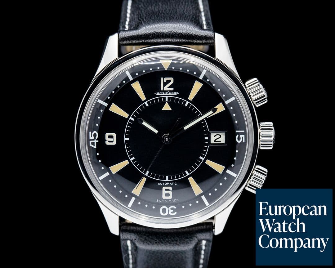 Image of Jaeger-LeCoultre Q2008470 Memovox Tribute to Polaris 1968 SS Black Dial LIMITED
