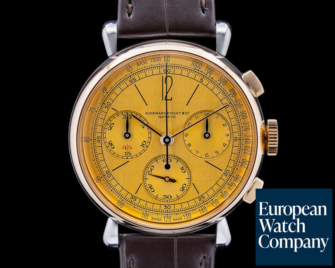 Image of Audemars Piguet 26595SR [Re]master01 Chronograph SS / 18K RG Champagne Dial LIMITED