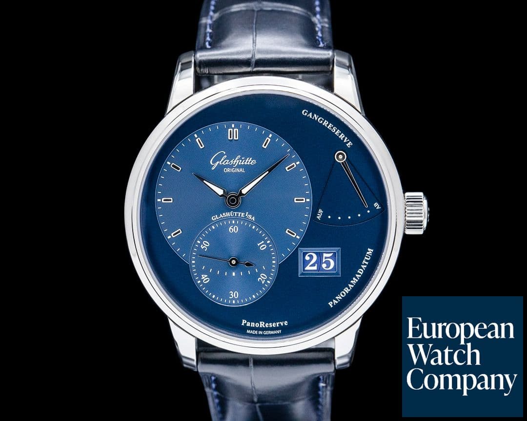 Image of Glashutte Original PanoReserve SS Blue Dial 2025