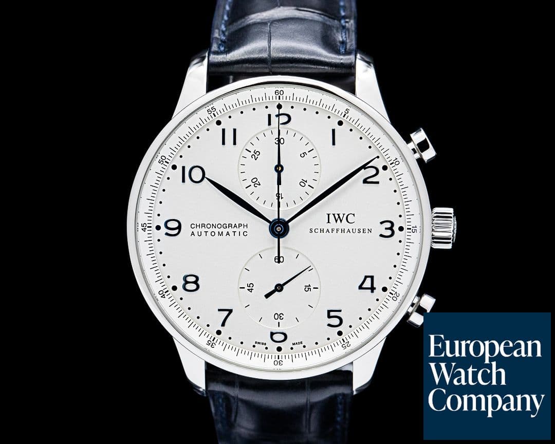 Image of IWC IW371417 Portugieser Chronograph SS Silver Dial