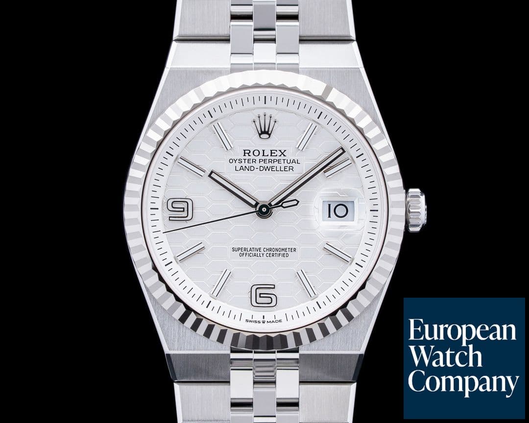 Image of Rolex 127334 Land-Dweller 40MM SS White Dial 2025