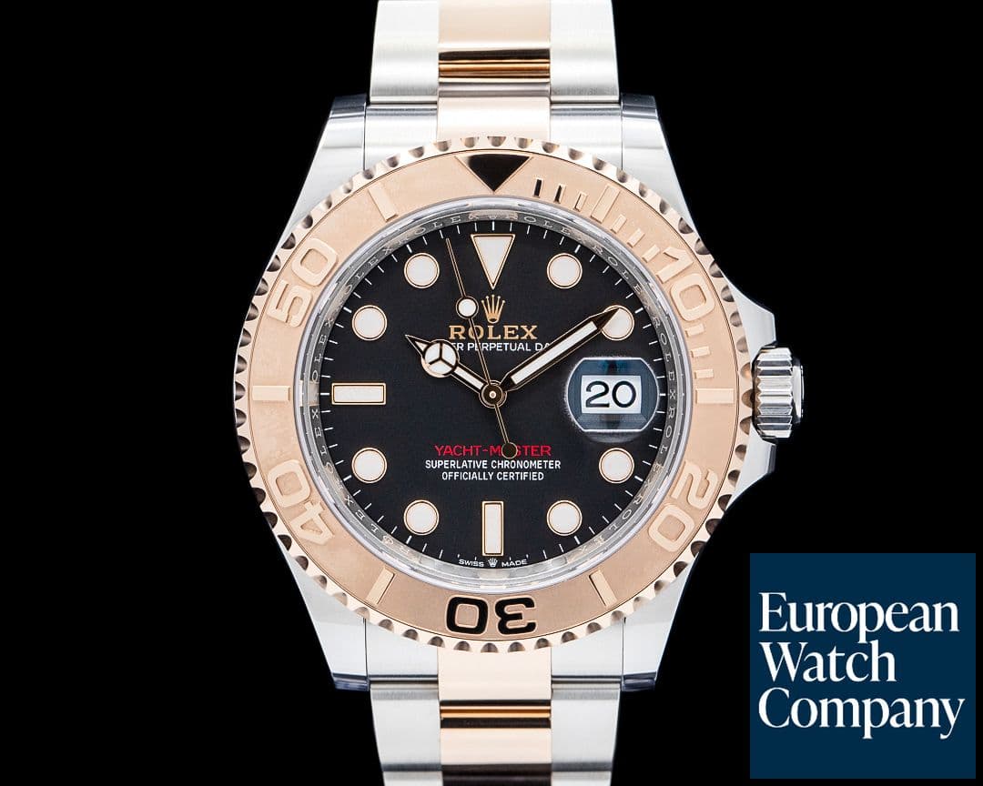 Image of Rolex 126621 Yacht Master 18K RG / SS Black Dial