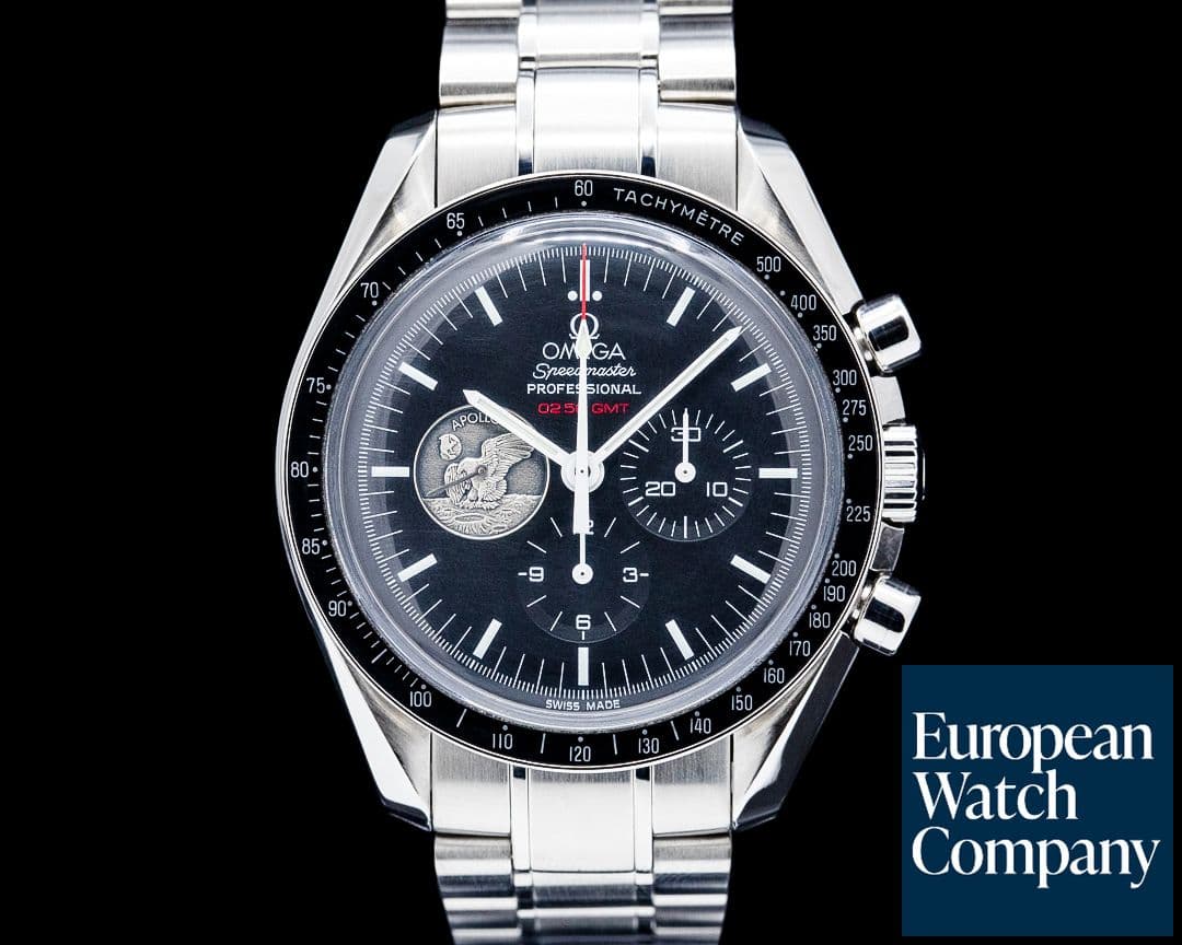 Image of Omega Speedmaster Professional Moonwatch 40th Anniversary SS Black Dial LE